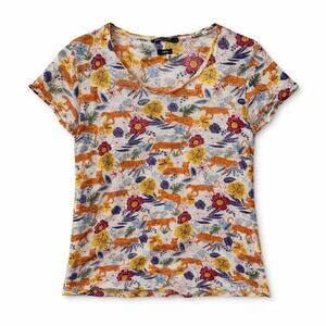 Tiger Jungle Cat Meow Kitty Animal Print natural fibers linen maximalist twee